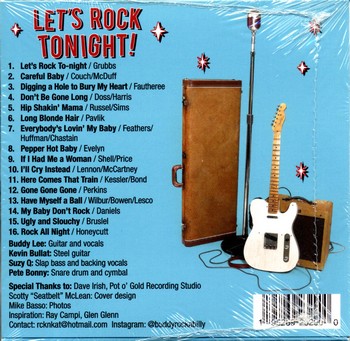 CD: Buddy Lee - Let's Rock Tonight (back cover)
