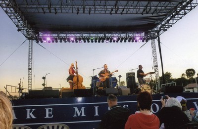 Playing with the B-52's at Lake Mission Viejo concert series