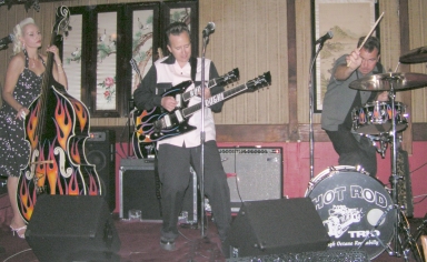 Revved up rockabilly at Bamboo Terrace, Costa Mesa.