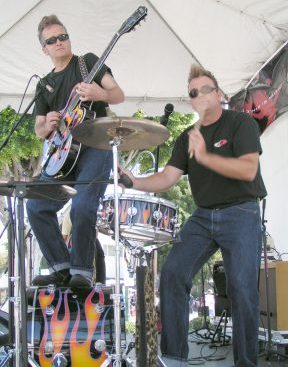 Rockin at the Uptown Whittier Car Show