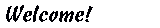 Welcome!